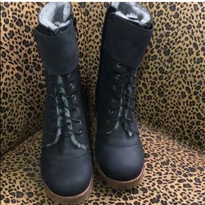 Jeffery Campbell (fur lined) bootie